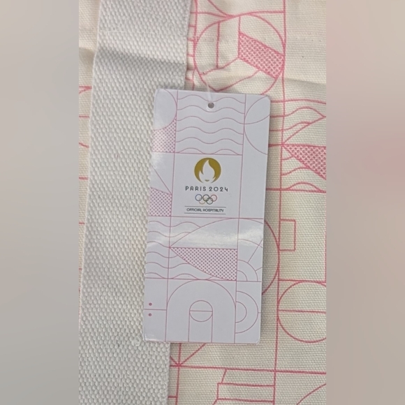 Paris 2024 Olympics Official Hospitality Canvas Bag Reusable Tote Collectible - Picture 3 of 4